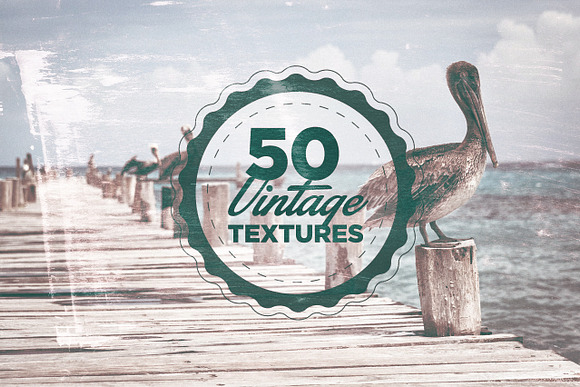50 Vintage Grain Textures in Textures - product preview 3