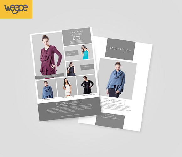 Fashion Promotion Flyer in Flyer Templates - product preview 1