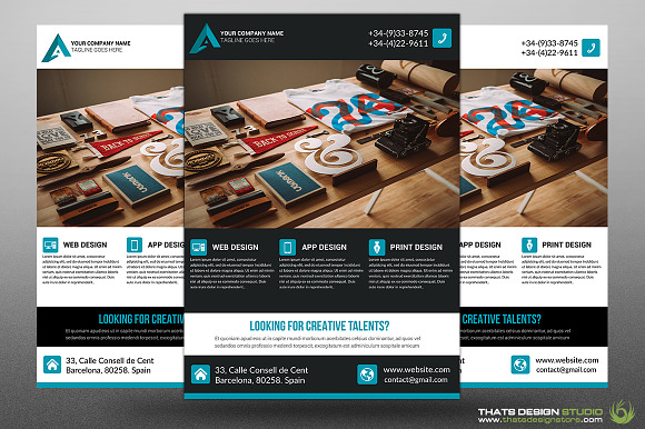 Creative Business Flyer Template in Flyer Templates - product preview 1