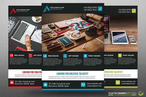 Creative Business Flyer Template in Flyer Templates - product preview 2