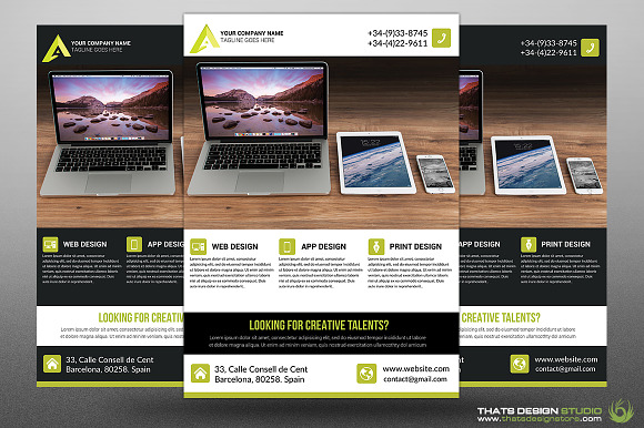 Creative Business Flyer Template in Flyer Templates - product preview 4