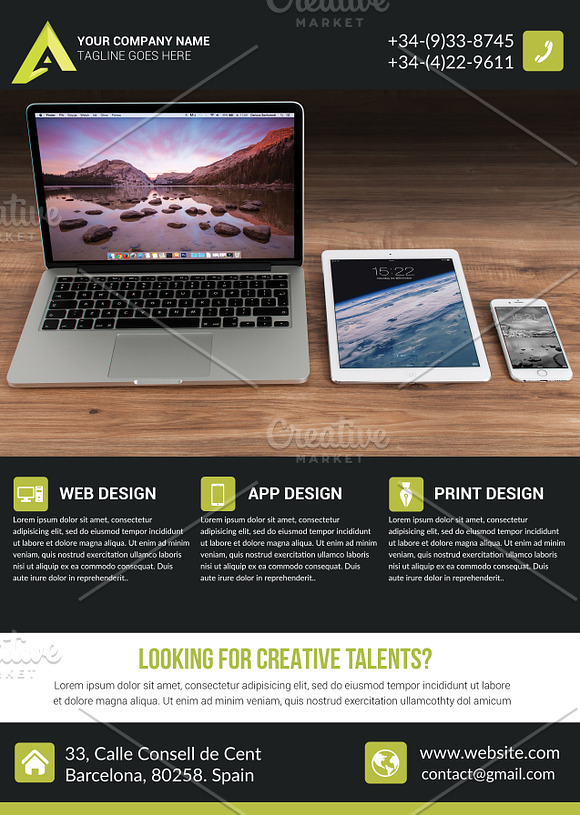 Creative Business Flyer Template in Flyer Templates - product preview 10