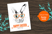 Easter Card Hipster Design