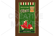 Shipping moped pizza