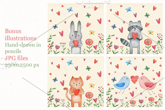 Cute Animals in Illustrations - product preview 3