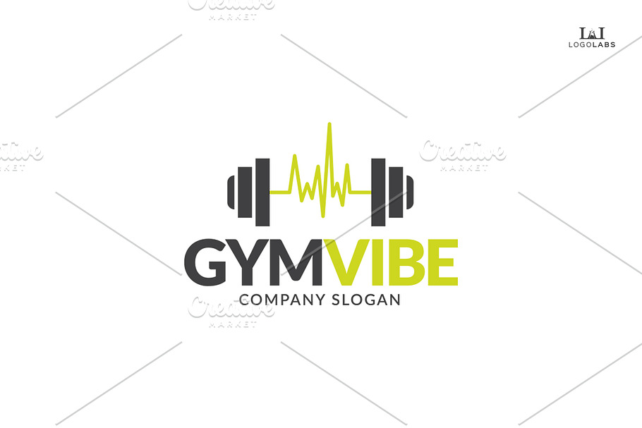 Gym Vibe Logo in Logo Templates - product preview 8