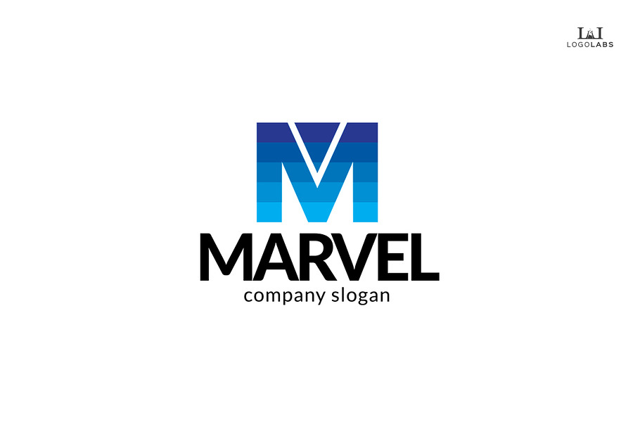 Marvel - Letter M Logo in Logo Templates - product preview 8