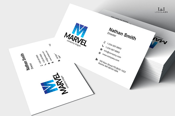 Marvel - Letter M Logo in Logo Templates - product preview 3