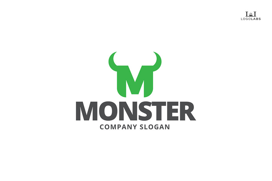 Monster - Letter M Logo in Logo Templates - product preview 8