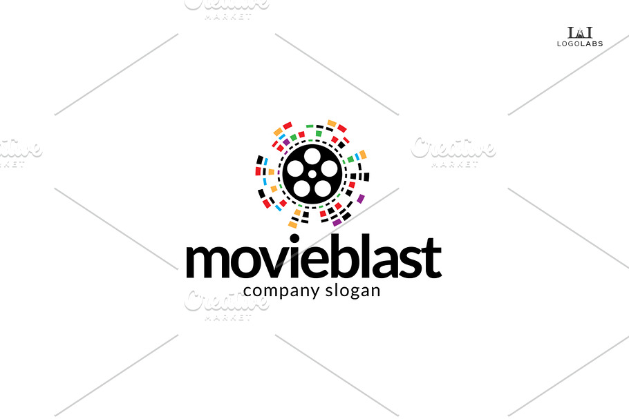 Movie Blast Logo in Logo Templates - product preview 8