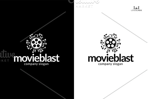 Movie Blast Logo in Logo Templates - product preview 2