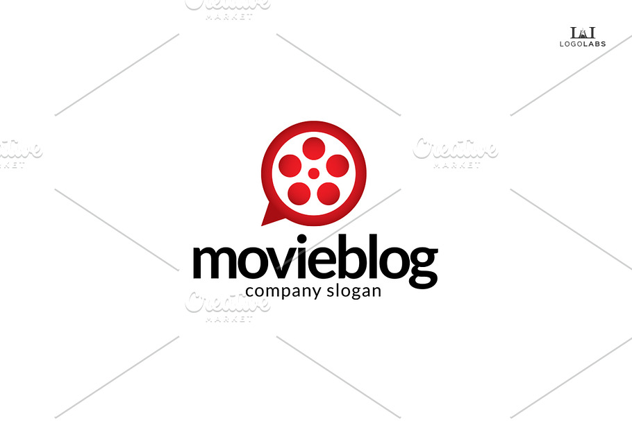 Movie Blog Logo in Logo Templates - product preview 8