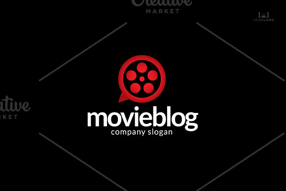 Movie Blog Logo in Logo Templates - product preview 1