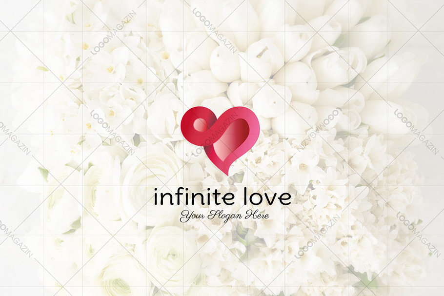 Heart - Infinity Love Logo in Logo Templates - product preview 8