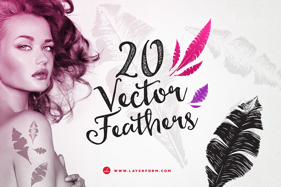 20 Vector Feathers