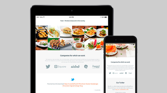 Food - Restaurant WordPress Theme in WordPress Business Themes - product preview 2