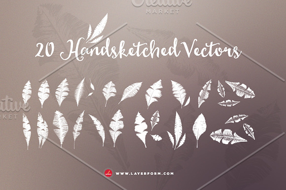 Pretty Feathers Art Pack in Objects - product preview 3