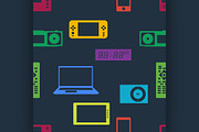 Devices and gadgets pattern
