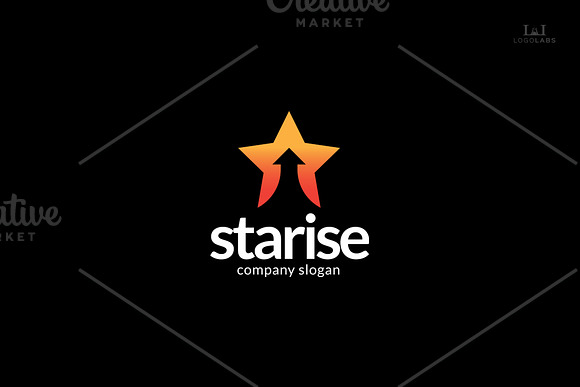 Star Rise Logo in Logo Templates - product preview 1