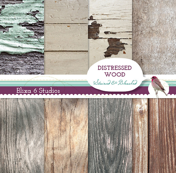 24 Weathered Wood Textures Bundle in Textures - product preview 1