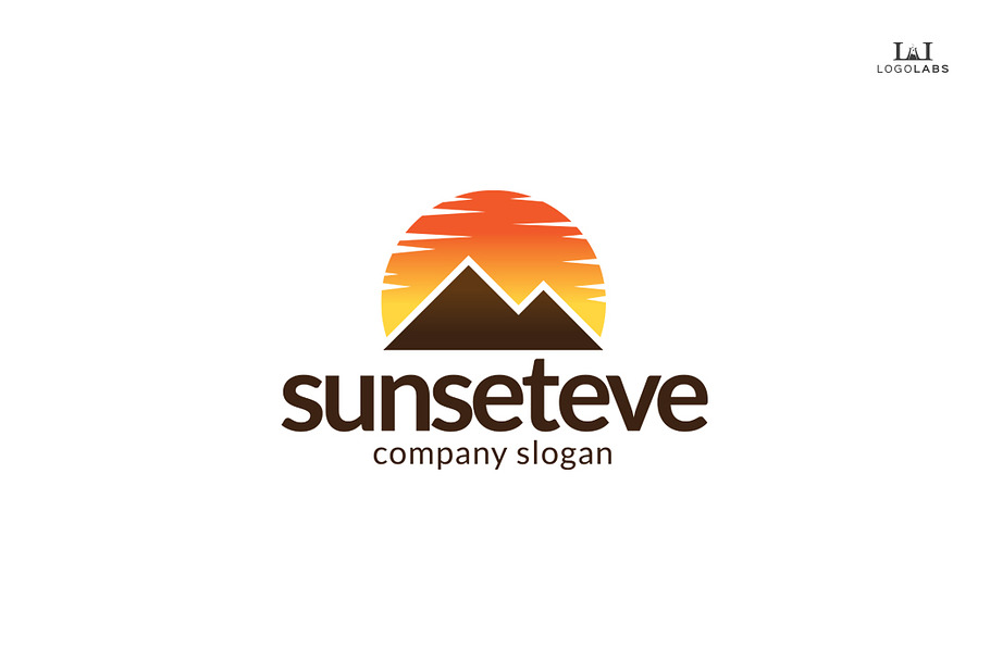 Sunset Eve Logo in Logo Templates - product preview 8