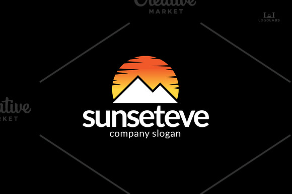 Sunset Eve Logo in Logo Templates - product preview 1