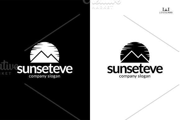 Sunset Eve Logo in Logo Templates - product preview 2