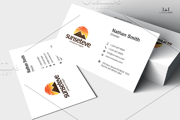 Sunset Eve Logo in Logo Templates - product preview 3