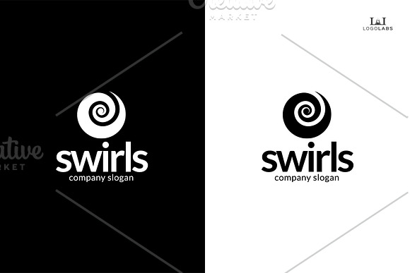 Swirls Logo in Logo Templates - product preview 2