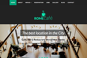Rome Café-Bar & Restaurant WP Theme