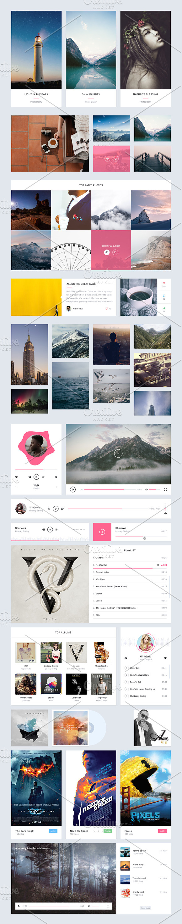 Epic UI Kit + Bootstrap Theme in UI Kits and Libraries - product preview 11