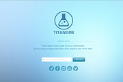 Titanium - Coming Soon Page (HTML5)