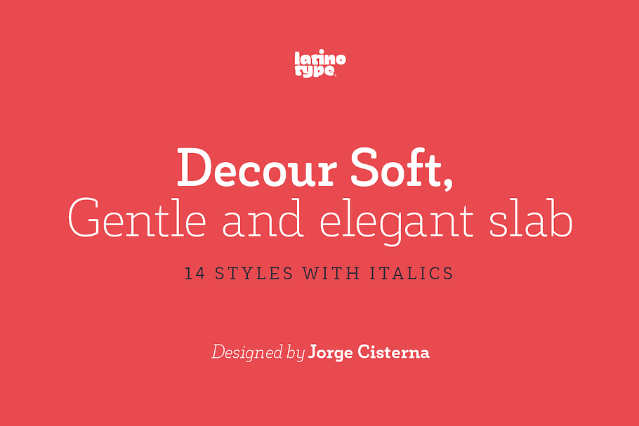 Decour Soft in Slab Serif Fonts - product preview 8