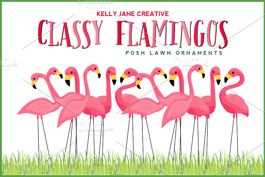 Classy Flamingo Lawn Ornaments