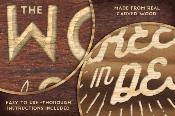 The Wood Carver - PS Styles & More in Photoshop Layer Styles - product preview 4