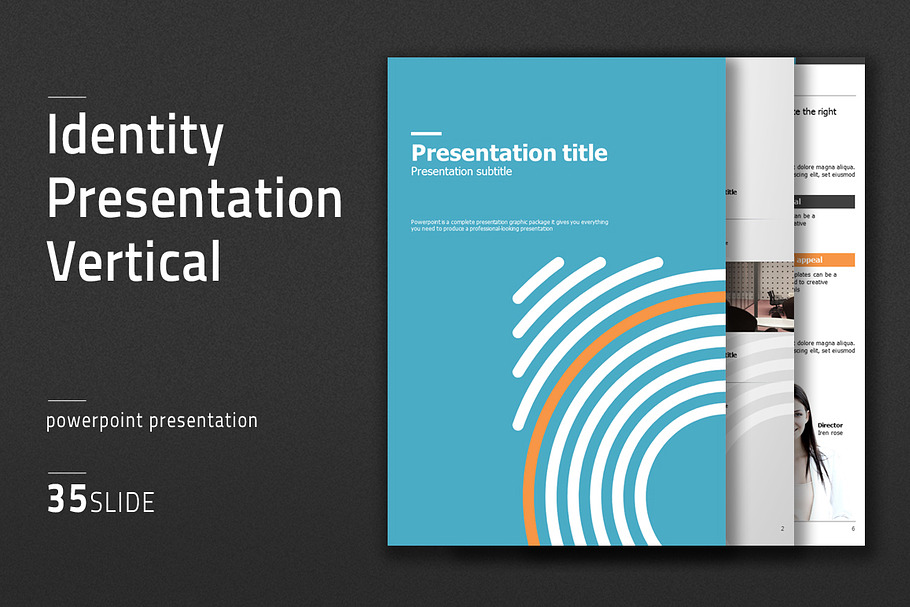 Identity Presentation Vertical in Presentation Templates - product preview 8
