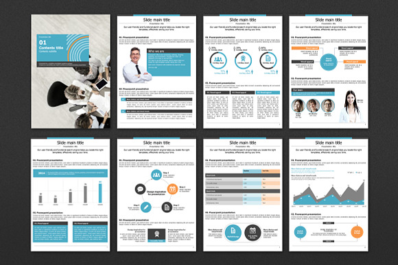 Identity Presentation Vertical in Presentation Templates - product preview 1