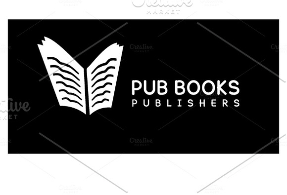 Pub Books Logo Template in Logo Templates - product preview 1