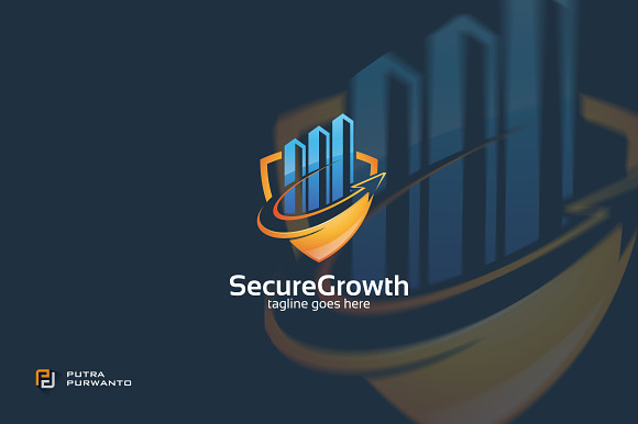 Secure Growth / Chart - Logo in Logo Templates - product preview 1