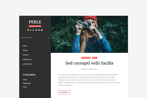 Perle | Content Focused Blog Theme