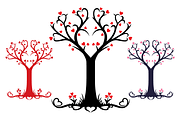 Heart Tree - Vector Design
