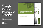 Triangle Vertical PPT Template