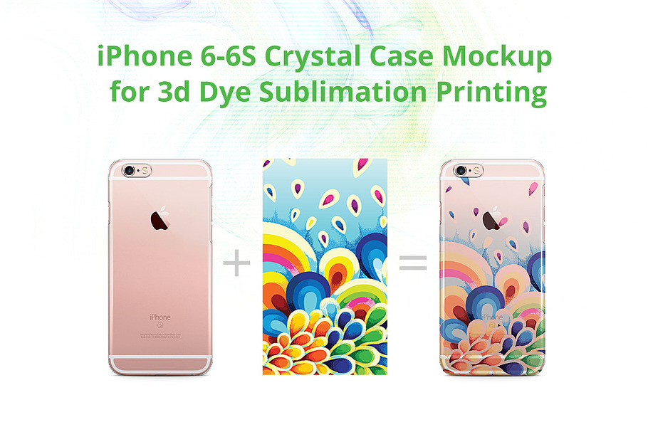 iPhone 6-6S 3d Crystal Case Mock-up