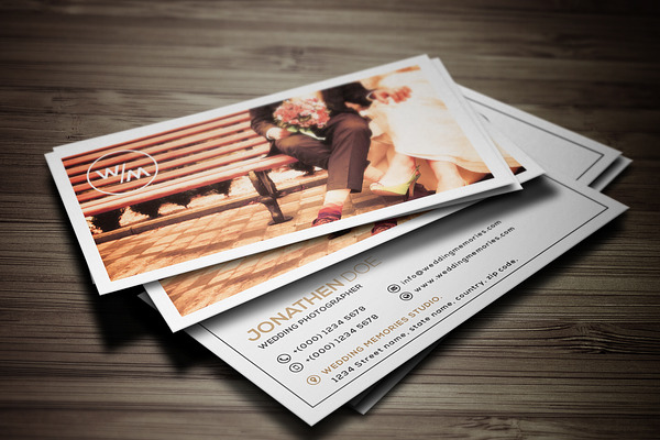 Wedding Photography business card 14