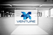 [68% off] Venture - Geometric Logo