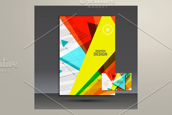 Abstract background triangle Vol.2 in Presentation Templates - product preview 1