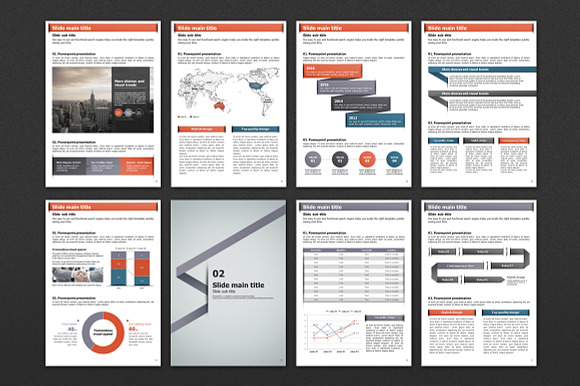 Four Idea PPT Template Vertical in PowerPoint Templates - product preview 2