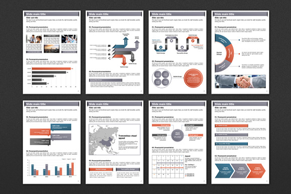 Four Idea PPT Template Vertical in PowerPoint Templates - product preview 3