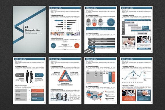Four Idea PPT Template Vertical in PowerPoint Templates - product preview 4