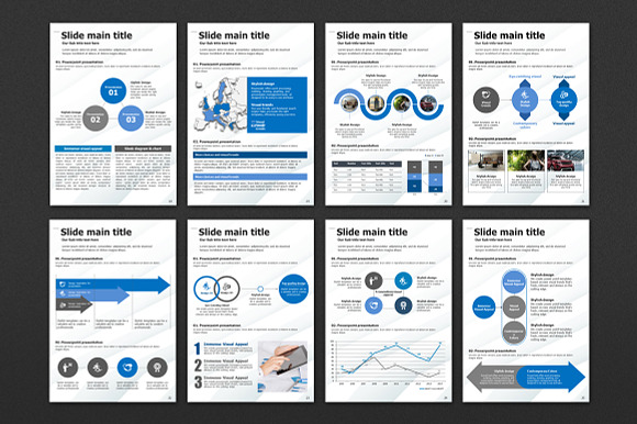 Structure PPT Vertical in PowerPoint Templates - product preview 3